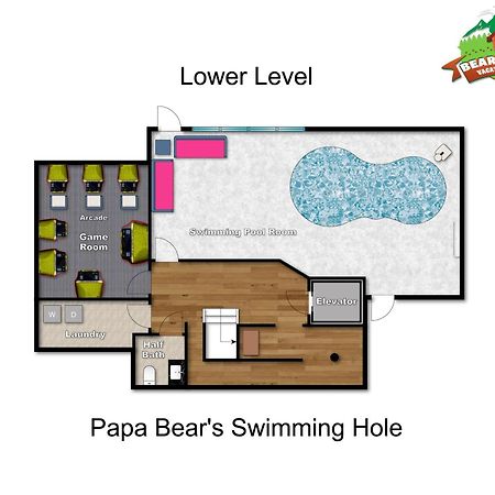 فيلا Papa Bear'S Swimming Hole سيفيرفيل المظهر الخارجي الصورة